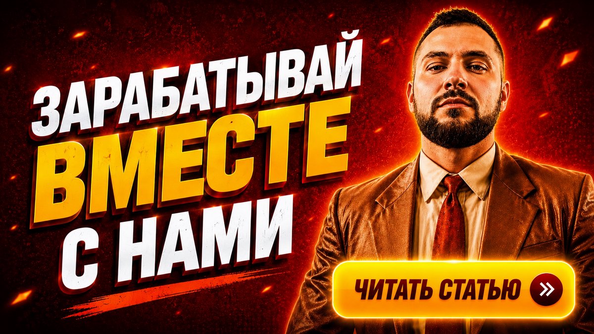 ЗАРАБАТЫВАЙ ВМЕСТЕ С НАМИ! 🤑