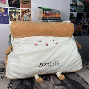 Плюшевая подушка в виде тоста "kawaii"
