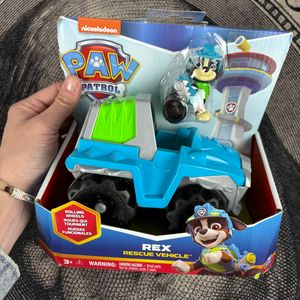 Игрушка Щенячий патруль Рекс, машинка с фигуркой