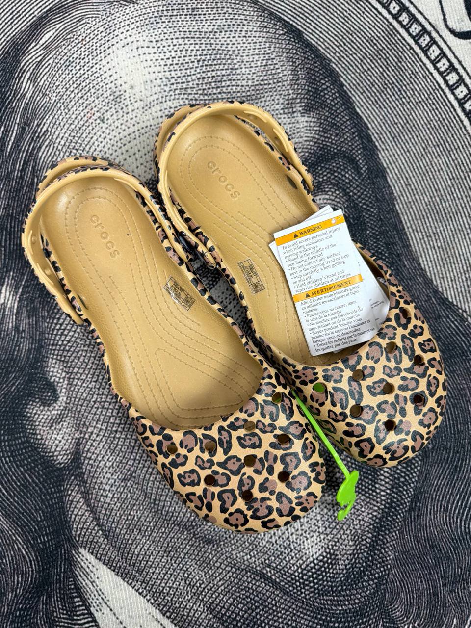 Кроксы балетки Crocs Classic Animal Ballet, размер EUR 39