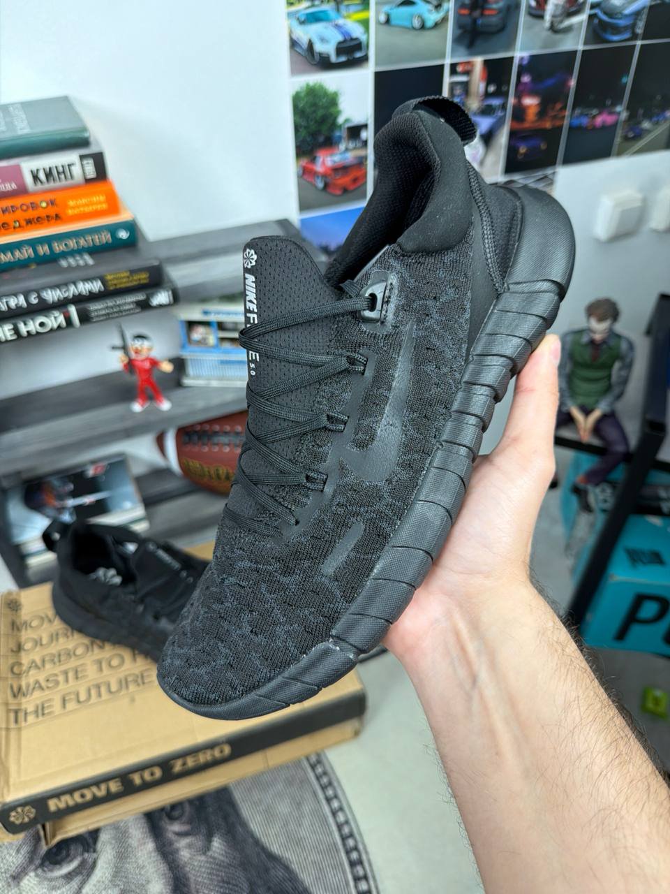Кроссовки Nike Free Run 5.0 Next Nature «Triple Black»