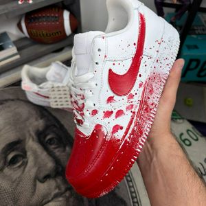 Кроссовки Nike Air Force 1 Low Blood Custom