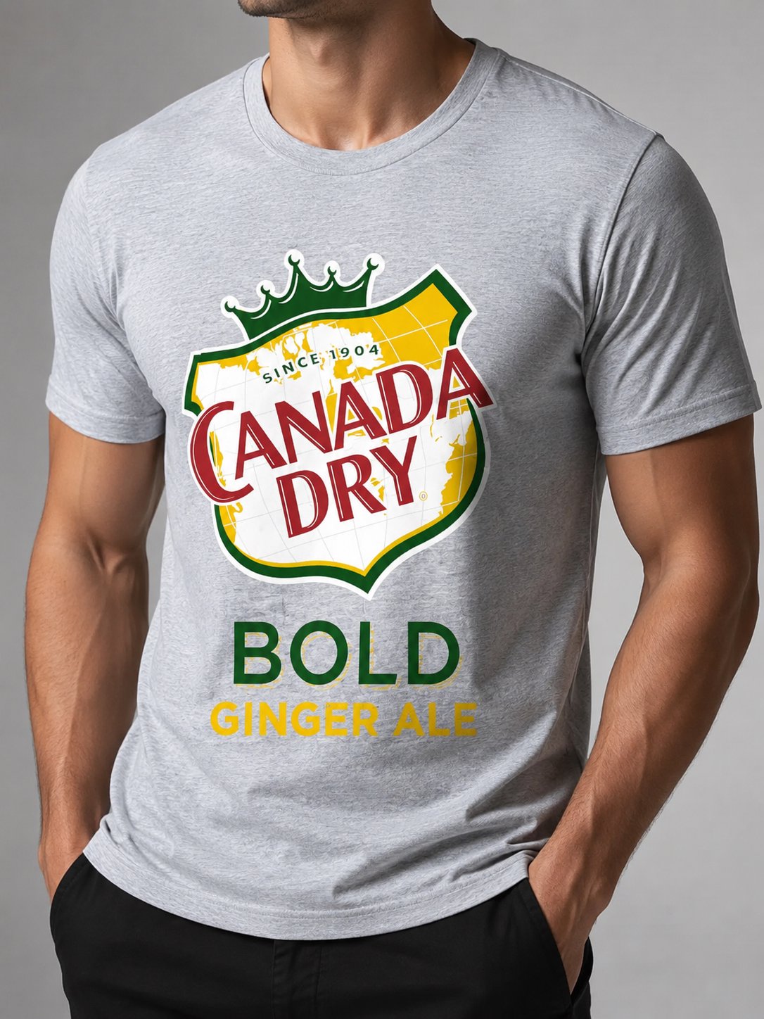 Мужская футболка из Америки Canada Dry Ginger Ale