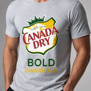 Мужская футболка из Америки Canada Dry Ginger Ale