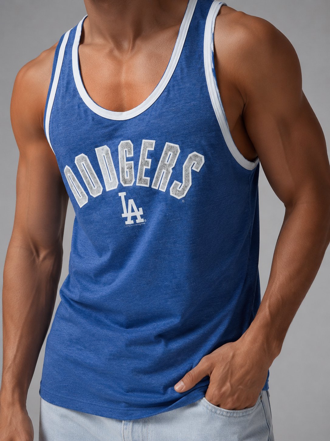 Мужская майка-борцовка из Америки Los Angeles Dodgers