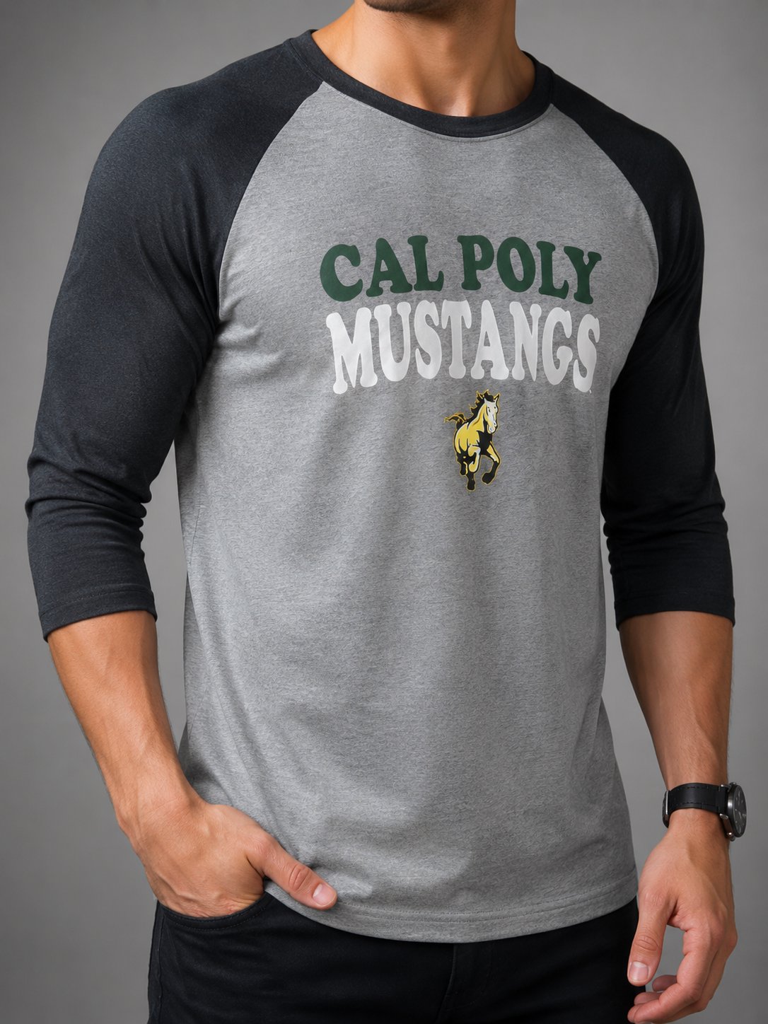 Мужская футболка из Америки ’47 Brand Cal Poly Mustangs