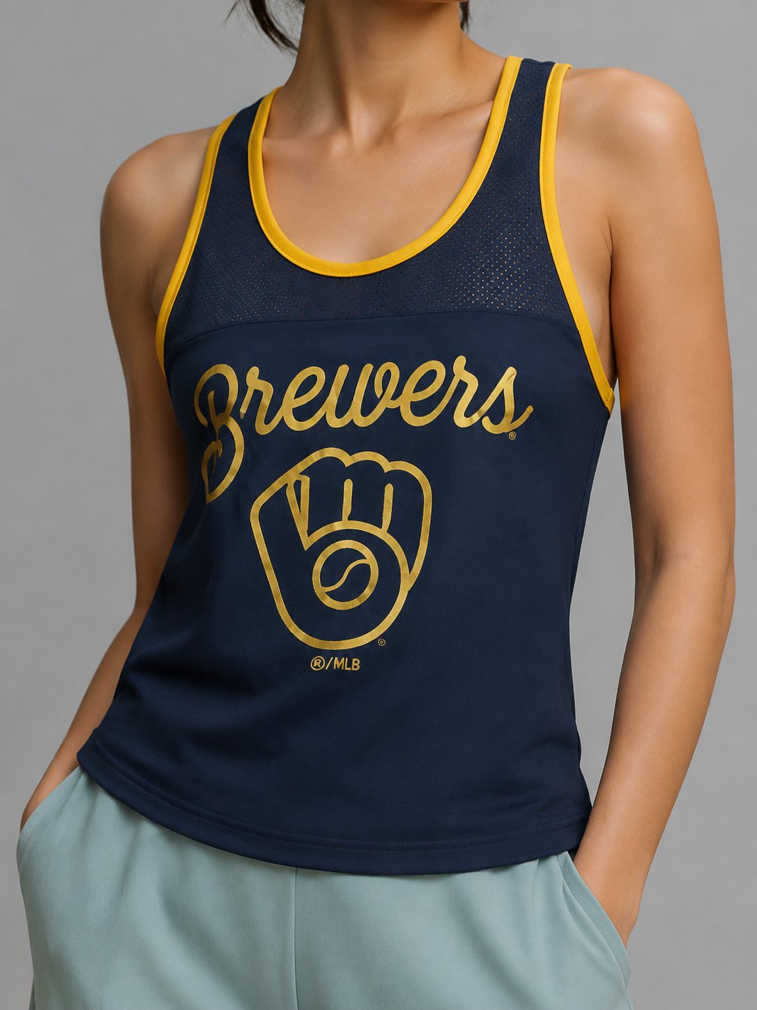 Женская майка из Америки Milwaukee Brewers