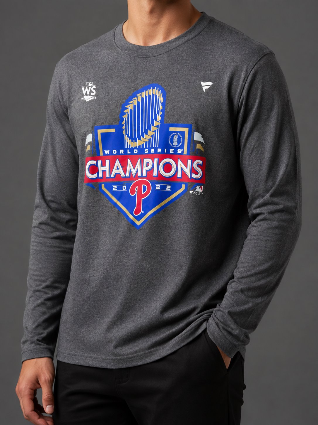 Мужской лонгслив из Америки Fanatics Philadelphia Phillies
