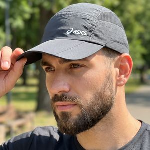 Кепка, бейсболка ASICS Running Light Woven Cap, спортивная, с перфорацией