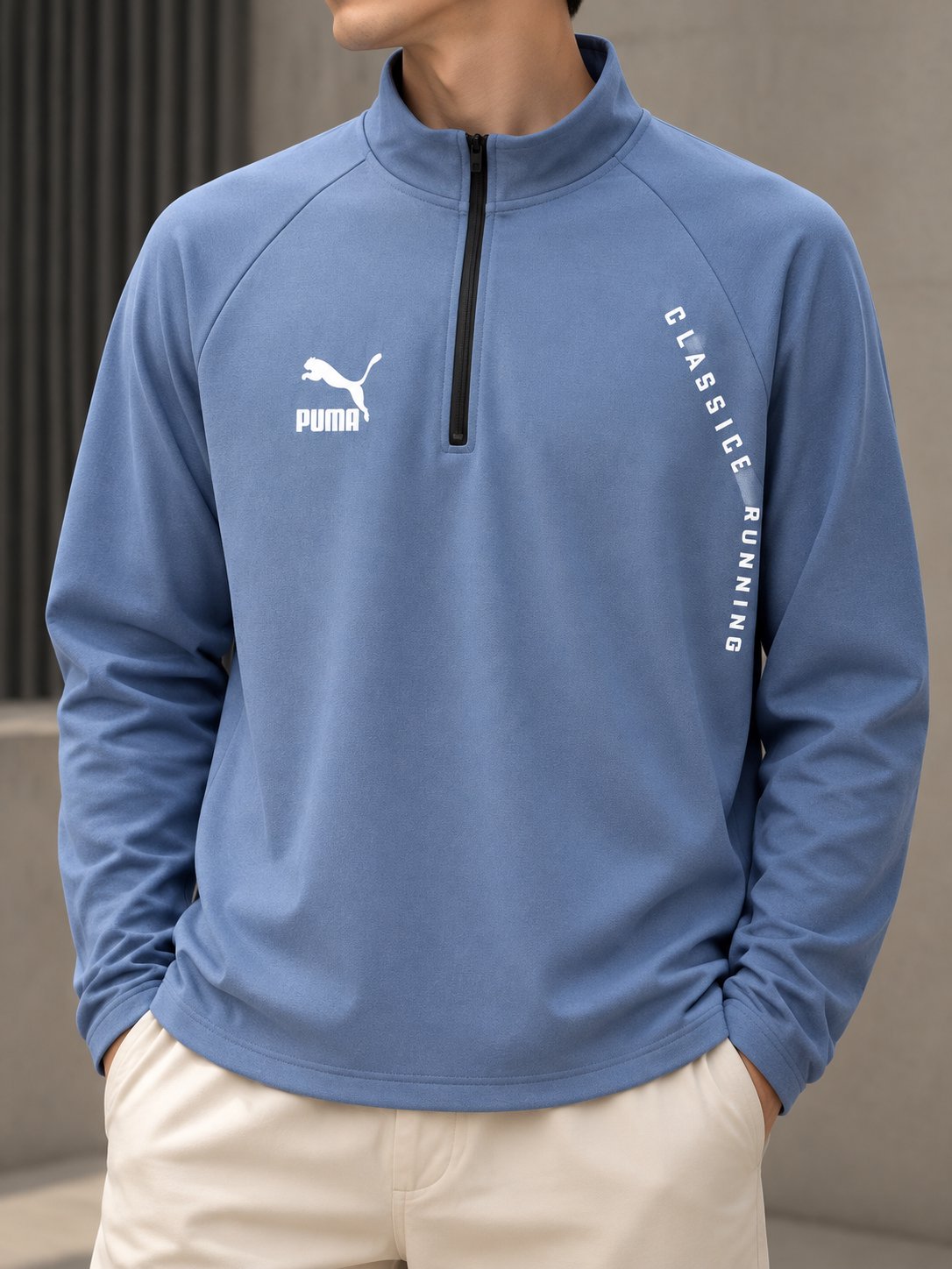 Спортивный лонгслив, олимпийка Puma «Classic Running»