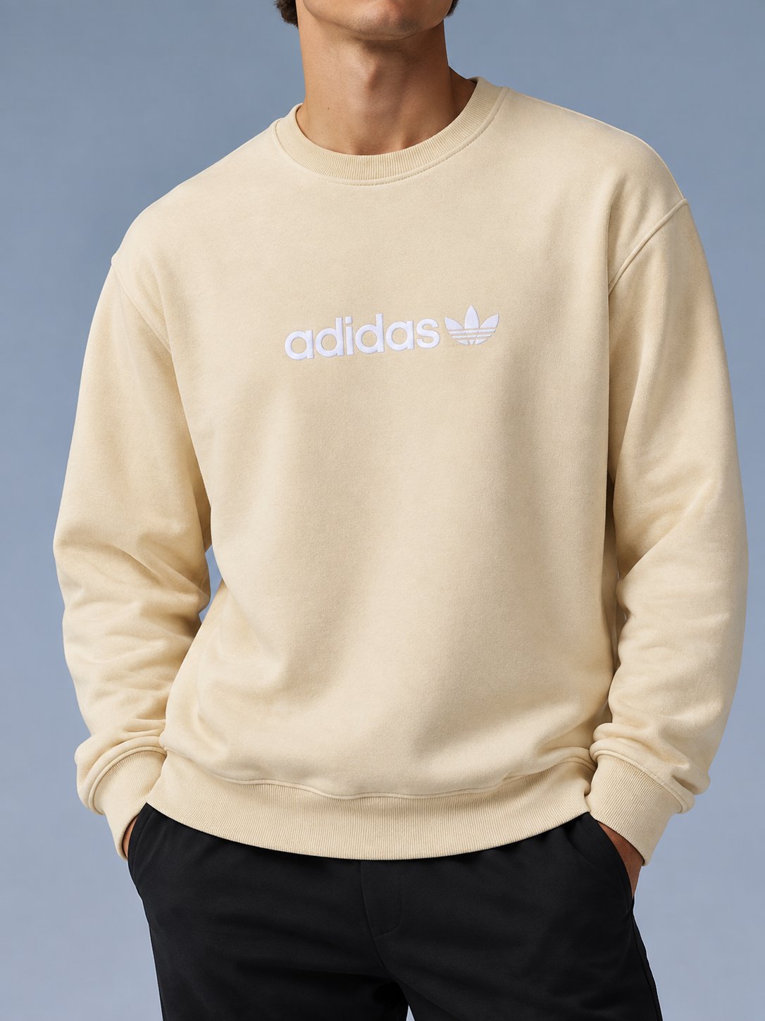 Свитшот, толстовка бежевая Adidas Originals
