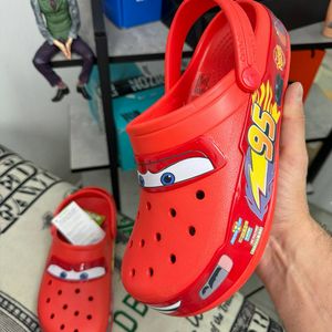 Сабо кроксы Crocs Classic Clog в виде Молнии Маккуина