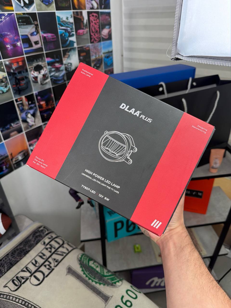 Светодиодные противотуманные фары, туманки (LED ПТФ) DLAA TY-807 для автомобилей Toyota и Lexus F-Sport