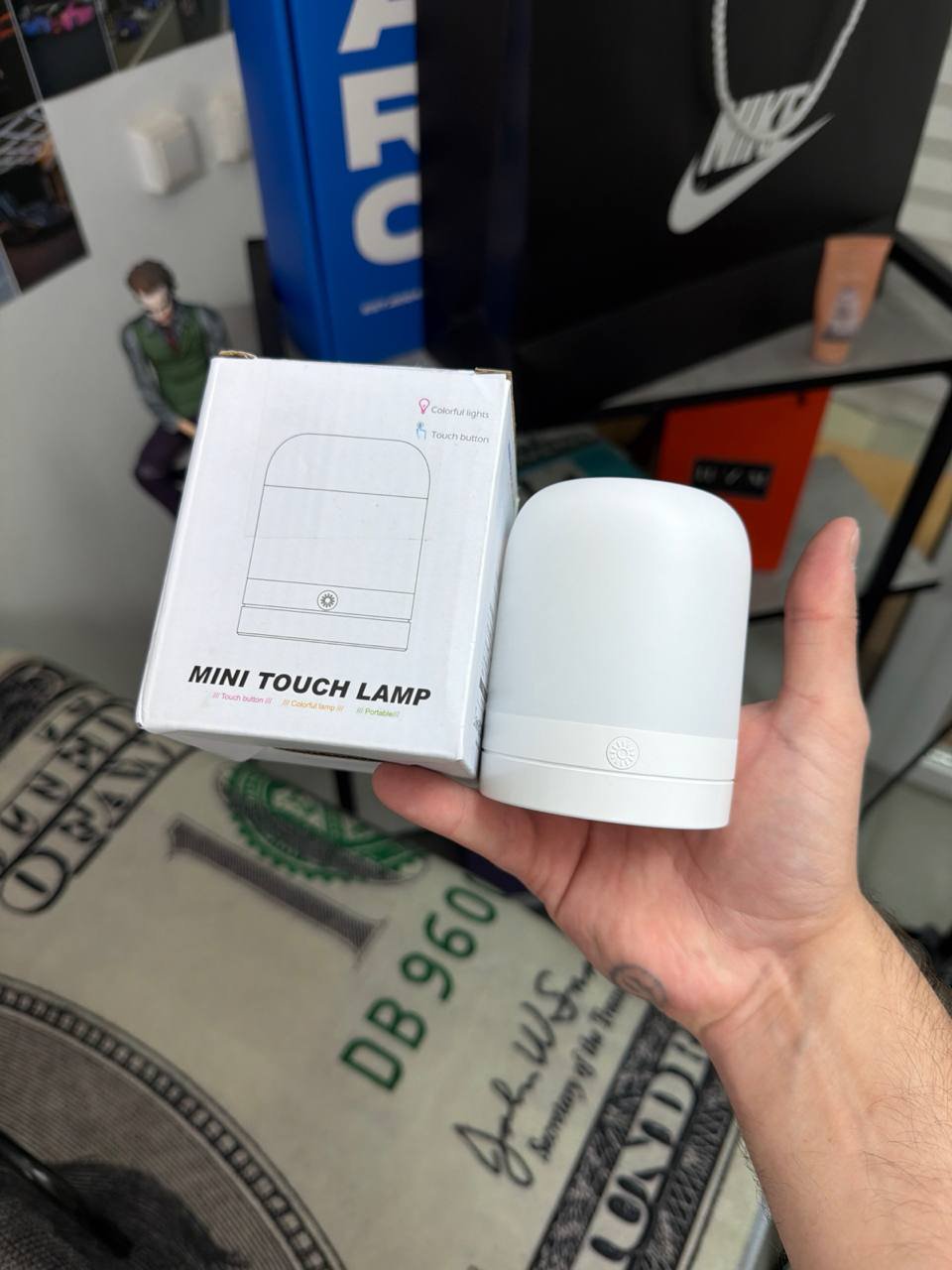 Ночник сенсорный с цветной подсветкой Mini Touch Lamp