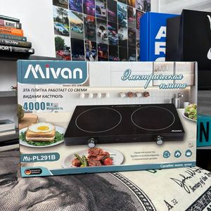 Электроплита Mivan Mi-PL291B, 2 конфорки, 4000 Вт