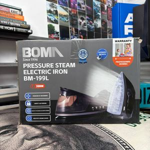 Утюг с отпаривателем, паровая гладильная система с базой Boma Pressure Steam Electric Iron BM-199L, 2400 Вт