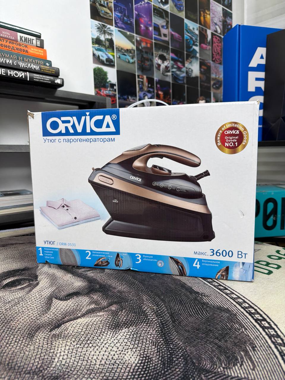 Утюг с парогенератором, отпариватель ORVICA ORM-3531, 3600 Вт
