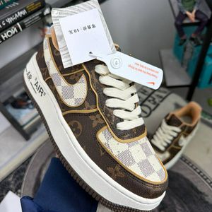 Кроссовки в стиле Louis Vuitton x Nike Air Force 1